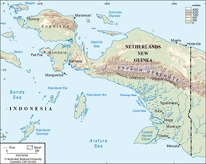 Dutch West_Papua Map
