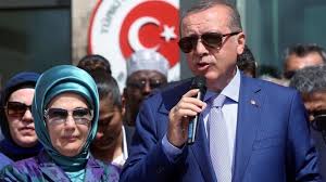 Recep Tayyip Erdoğan and wife