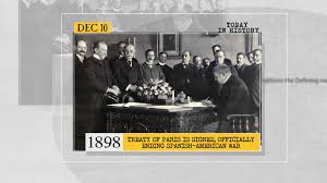Treaty of Paris 1898 sign
