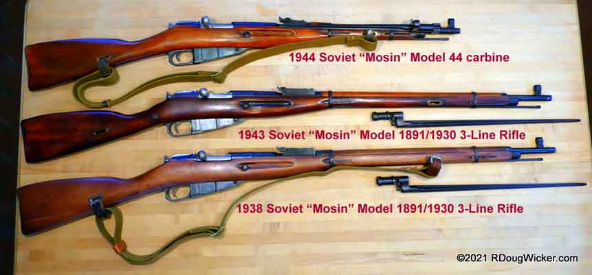 senapan Mosin–Nagant dalam berbagai versi