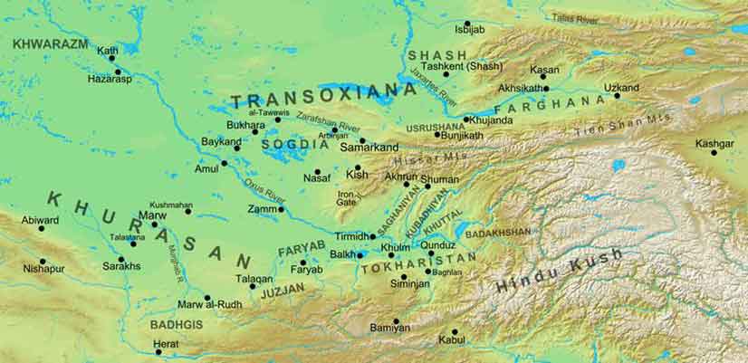 memperluas perbatasan kekhalifahan untuk mencakup sebagian besar Transoxiana. Dari 705 sampai c. 710 ia mengkonsolidasikan kontrol Muslim atas kerajaan asli Tokharistan dan menaklukkan kerajaan Bukhara, sementara pada 710-712 ia menaklukkan Khwarizm dan menyelesaikan penaklukan Sogdiana dengan penangkapan Samarkand. Yang terakhir membuka jalan ke lembah Jaxartes, dan selama tahun-tahun terakhir hidupnya Qutayba memimpin kampanye tahunan di sana, memperluas kontrol Muslim hingga ke Lembah Fergana dan sebagian Cina barat.