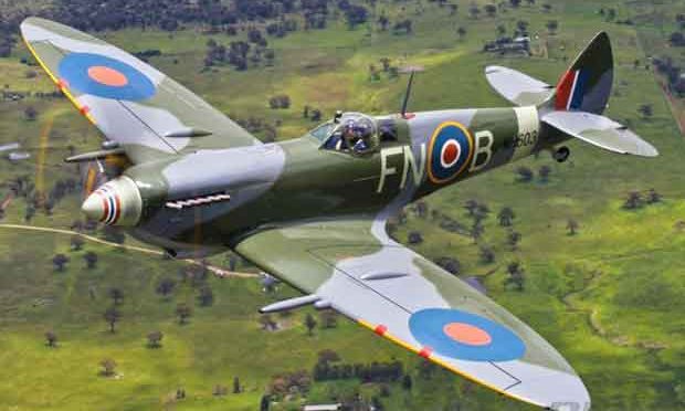 Supermarine Spitfire adalah pesawat tempur satu kursi Inggris yang digunakan oleh Royal Air Force dan negara Sekutu lainnya sebelum, selama, dan setelah Perang Dunia II.