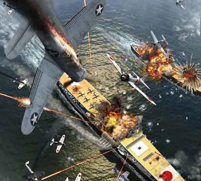 Peristiwa Battle of Midway , 4–7 June 1942