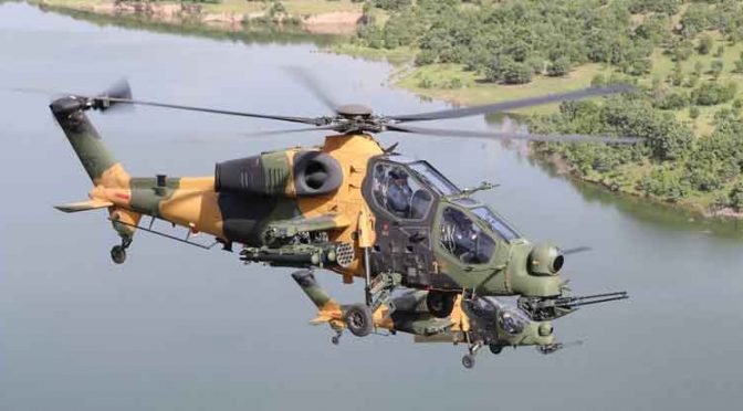 TAI/AgustaWestland T129 ATAK adalah helikopter serang bermesin ganda, kursi tandem, multi-peran, semua cuaca berdasarkan platform Agusta A129 Mangusta. T129 dikembangkan oleh Turkish Aerospace Industries (TAI)dengan mitra AgustaWestland.
