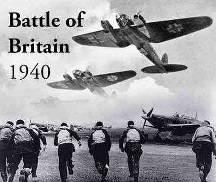 Pertempuran Inggris, selama Perang Dunia II, pertahanan Inggris Raya yang berhasil melawan serangan udara yang tak henti-hentinya dan merusak yang dilakukan oleh angkatan udara Jerman (Luftwaffe) dari Juli hingga September 1940, setelah jatuhnya Prancis.