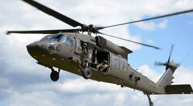 Helikopter UH-60M Black Hawk Amerika