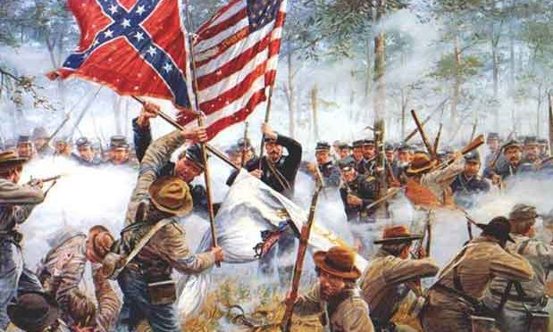 Pertempuran Gettysburg, (1–3 Juli 1863), pertempuran besar dalam Perang Saudara Amerika, terjadi 35 mil (56 km) barat daya Harrisburg, Pennsylvania, yang merupakan kekalahan telak dari Selatan. Ini umumnya dianggap sebagai titik balik perang dan mungkin telah dipelajari dan dianalisis lebih intensif daripada pertempuran lainnya dalam sejarah AS.