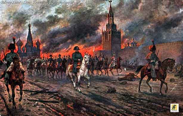 Kaisar Prancis Napoléon Bonaparte dan Grande Armée menduduki Moskow dari 14 September hingga 19 Oktober 1812 selama Perang Napoleon.