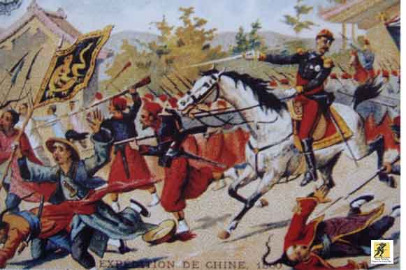 Pasukan ekspedisi Inggris-Perancis mendarat dan merebut benteng di Tangku, kemudian maju ke Sungai Peiho ke Beijing. Pasukan gabungan Anglo-Prancis bertempur dalam dua pertempuran yang berhasil melawan pasukan Qing yang luar biasa, yang pada akhirnya mengalahkan mereka di Baliqao.