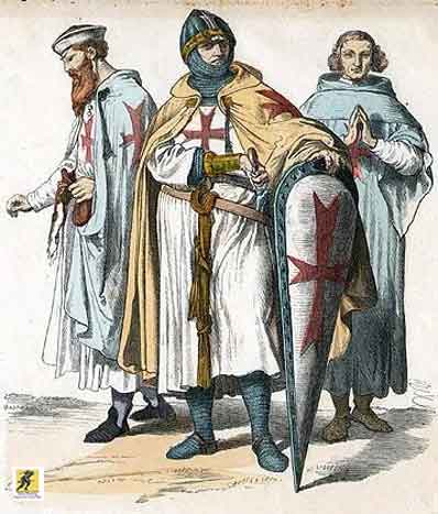 Templar, juga disebut Knight Templar - Awalnya didirikan untuk melindungi para peziarah Kristen ke Tanah Suci, ordo ini mengemban tugas militer yang lebih besar selama abad ke-12