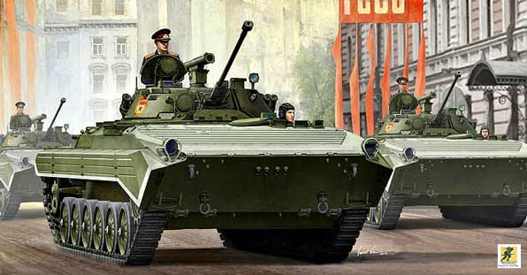Karena proses pembuatannya yang cepat karena sebagian besar komponennya sama, BMP-2 mulai digunakan oleh angkatan bersenjata Soviet pada tahun 1980 dan untuk pertama kalinya terlihat di depan umum dalam sebuah parade militer di Lapangan Merah, Moskow, pada bulan November 1982.
