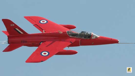 Folland Gnat - Pesawat pertama pilihan untuk Tim Display RAF yang terkenal di dunia, The Red Arrows