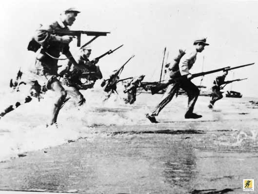 18 Maret 1950, Pasukan Cina nasionalis di Taiwan menyerbu daratan utama