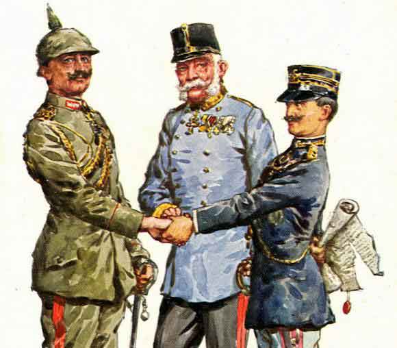 26 April 1915, Perjanjian London : Masuknya Italia ke dalam Perang Dunia I di pihak sekutu dengan imbalan wilayah yang luas