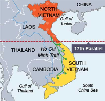 21 Juli 1954 - Perang Indocina Pertama : Konferensi Jenewa membagi Vietnam menjadi Vietnam Utara dan Vietnam Selatan