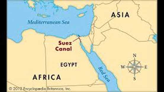 26 Juli 1956, Mesir menasionalisasi Terusan Suez