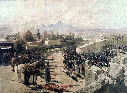 1 Oktober 1827, Perang Rusia-Persia: Yerevan Armenia Jatuh ke Tangan Rusia