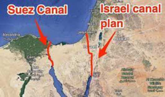 Ada Gaza dalam proyek Terusan Ben Gurion